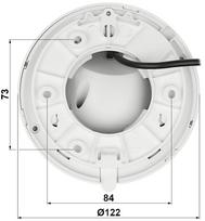 *8 2 - DAHUA CAMERA HDCVI 2MP IR EYEBALL/HAC-HDW1231TLMQ-A-0280B  - 3 nuotrauka