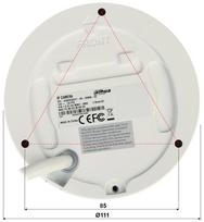 ips asus - NET CAMERA 5MP IR DOME/HDBW3541F-AS-0280B-S2 DAHUA - 5 nuotrauka