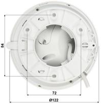 dahua 5442t - NET CAMERA 4MP IR EYEBALL/HDW5442TM-ASE-0280B-S3 DAHUA - 3 nuotrauka