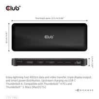 audio kabelis 2 5mm - Club 3D CSV-1585 KVM jungiklis 4K 60Hz 2x USB-C > HDMI/DP/3xUSB/2xUSB-C/LAN Juodas (Black) - 5 nuotrauka