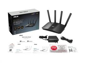 asus router - Asus RT-BE82U BE6500 Juoda (Black) - 4 nuotrauka