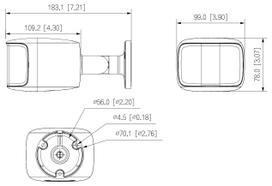 ips asus - Dahua IPC-PFW3849S-A180-E2-AS-PV-0280B 8MP Bullet IP kamera - 4 nuotrauka
