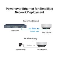 wifi marsrutizatorius - System mesh TP-LINK Deco X50-PoE(3-pack) z PoE - 10 nuotrauka