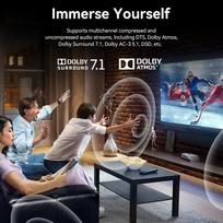 aliuminio kabeliai - Vention 2-Port Bi-Directional 8K HDMI Switcher AKPH0 Pilka (Gray) - 7 nuotrauka