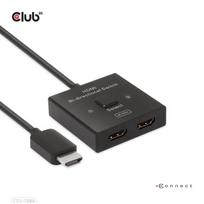 2.1 hdmi switch - Club 3D CSV-1384 HDMI 2-in-1 dvikryptis jungiklis 8K60Hz/4K120Hz Juodas (Black) - 11 nuotrauka