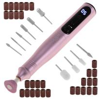 nagams nail drill - ADLER AD 2181, elektrinis nagų gręžimo rinkinys, Rožinė (Pink) - 9 nuotrauka