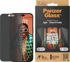 iphone apsauginis stiklas - PanzerGlass "Ultra-Wide Fit Privacy Screen Protection iPhone 15 Pro Max" - 4 nuotrauka
