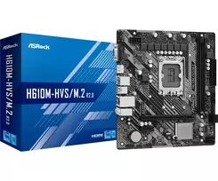 lga 1700 - ASRock H610M-HVS/M.2 R2.0 Micro ATX - 4 nuotrauka