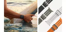 galaxy - Samsung Galaxy Watch Ultra Marine Band Tamsiai pilkas (Dark Gray) - 2 nuotrauka