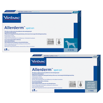 sunys - Virbac Allerderm Spot On tirplas odai katėms ir šunims, iki 10 kg, N6 - 2 nuotrauka