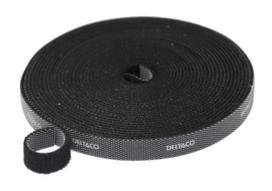 loop - DELTACO Velcro juosta, 10mm, 5m, juoda, CM05S, CMADCOCM05S - 2 nuotrauka