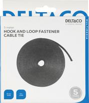 loop - DELTACO Velcro juosta, 10mm, 5m, juoda, CM05S, CMADCOCM05S - 3 nuotrauka