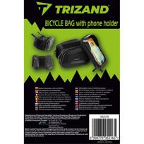 remantuoja telefonus - Mobiliojo telefono krepšys Trizand 25378 mx-18115, etileno vinilacetatas (eva)/polivinilchloridas (pvc)/poliuretanas, juoda - 8 nuotrauka