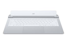klaviatura samsung deklas - Samsung Book Cover Keyboard Slim Galaxy Tab S11 Ultra Sidabrinis (Silver) - 7 nuotrauka