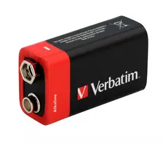 9v baterija - Verbatim 9V Alkaline Battery - 2 nuotrauka