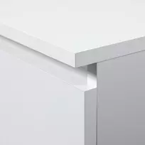 komoda akord cl100 - Komoda Akord CL100, balta, 100 cm x 35 cm x 57 cm - 3 nuotrauka