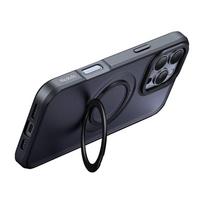 magsafe stovas - McDodo PC-4932 MagSafe dėklas iPhone 16 Pro su stovu (juodas) - 3 nuotrauka