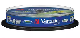 cd rw - CD-RW Verbatim [ cake box 10 | 700MB | 12x ] - 3 nuotrauka