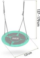 supynes vaikams - Gandro lizdo vaikiškos sūpynės SPORT, 120 cm - 8 nuotrauka