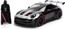 JADA Star Wars Porsche 911 GT3 RS modeliukas su figūrėle, 1:24, Juodas (Black)