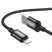 lightning usb a laidas - Hoco USB A to Lightning 2.4A X89 2m Juodas (Black) - 4 nuotrauka