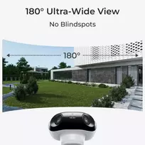 kamera wifi 4k - Reolink Argus 4 Pro 4K 180° Dual-Lens Wi-Fi 6 Baterija (Balta) - 3 nuotrauka