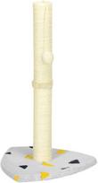 smelis katems - PawHut draskyklė, 62 cm, džiuto stulpas su žaisliniu kamuoliuku, šviesiai pilka+smėlio spalvos, skirta katėms - 1 nuotrauka