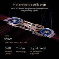 ryzen 9 64 gb - Asus ProArt P16 H7606WP-RJ079X, Ryzen AI 9, 64 GB, 2 TB, 16", NVIDIA GeForce RTX 5070, Juodas (Black) - 7 nuotrauka