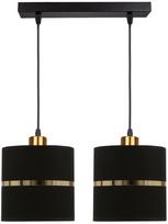 Candellux Lighting Assam 32-17321, E27, 2 x 60 W, aukso/juoda sp.