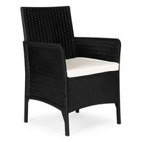 lauko baldu pagalveles - Lauko baldų komplektas MultiGarden DNLJA-001-1, juodas (Black) - 1 nuotrauka