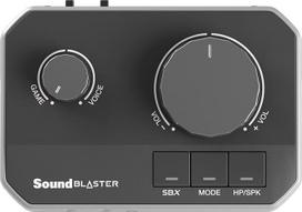 creative koloneles - Creative Sound Blaster G8 2x USB-C - 2 nuotrauka