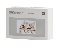 xiaomi photo - Fotopopierius Xiaomi Portable Dye-Sublimation (20 lapų) - 1 nuotrauka