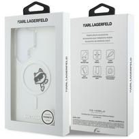 s26 ultra deklas - Karl Lagerfeld IML Choupette Peekaboo Logo Magnetic dėklas skirtas Apple iPhone Samsung Galaxy S26 Ultra skaidrus - 2 nuotrauka
