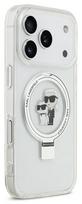 iphone 17 pro max deklas - Karl Lagerfeld "Ringstand Karl and Choupette MagSafe Case for Apple iPhone 17 Pro Max" Baltas (White) - 5 nuotrauka