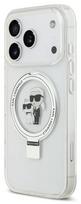 iphone 17 pro max deklas - Karl Lagerfeld "Ringstand Karl and Choupette MagSafe Case for Apple iPhone 17 Pro Max" Baltas (White) - 7 nuotrauka