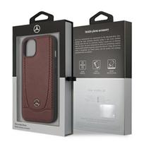 1 14 - Mercedes-Benz "MEHCP15SARMRE Hardcase Leather Urban Bengale iPhone 15" Red - 2 nuotrauka