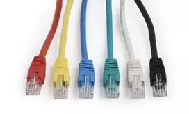 rj 45 cat6 - Gembird PP6U UTP Cat6 Patch Cord 0.25m Black - 4 nuotrauka