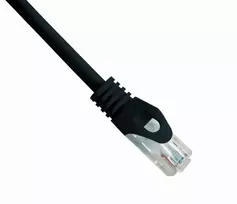 rj 45 cat6 - Gembird PP6U UTP Cat6 Patch Cord 0.25m Black - 5 nuotrauka
