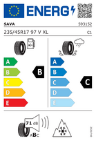 padangos r18 universalios - Sava All Weather 235/60 R18 107V XL - 2 nuotrauka
