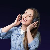 bluetooth ausines anc - QCY H3, ANC Blue (Mėlynas) - 5 nuotrauka