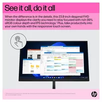 abbis - HP E24t G5 23.8", IPS, FHD, 75Hz, jutiklinis ekranas - 13 nuotrauka