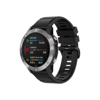 22 mm garmin - Fixed | Silicone Strap for Garmin QuickFit 22mm | Black | FIXSST-QF22MM-BK - 2 nuotrauka