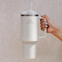 stanley termo puodelis quencher - Stanley The Quencher H2.0 FlowState Tumbler, 1.18 l, Kreminė (Cream) - 2 nuotrauka