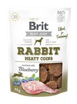 brit rabbit - Brit Jerky Rabbit Meaty Coins skanėstai šunims su triušiena, 80 g - 2 nuotrauka