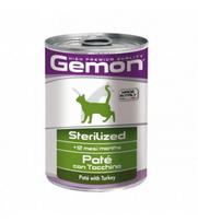 monge kaciu konservai - Monge Gemon Cat Sterilized Paté With Turkey 400g - 2 nuotrauka