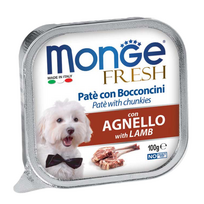sunys - Monge Fresh Chunkies With Lamb 100g - 2 nuotrauka