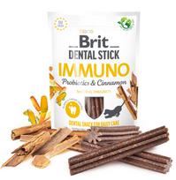 probiotikai sunims - Skanėstas šunims Brit Dental Stick Immuno, cinamonas/probiotikai, 0.251 kg - 2 nuotrauka