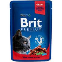 brit premium - Šlapias kačių maistas Brit Premium Family Plate Chunks, 1.2 kg, 12 vnt. - 2 nuotrauka