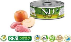 n d kaciu - Šlapias kačių maistas Farmina N&D Prime Wild Boar & Apple, šernienos mėsa/obuoliai, 0.07 kg - 7 nuotrauka