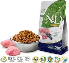 n d kaciu - FARMINA N&D lamb & blueberry adult cat 1.5 kg - 2 nuotrauka